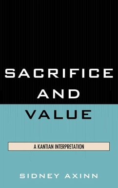 Cover Sacrifice and Value (eBook, PDF)