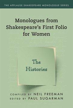 Cover Monologues from Shakespeare's First Folio for Women (eBook, PDF)