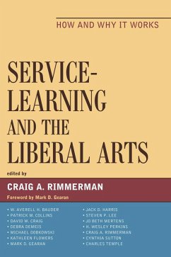 Cover Service-Learning and the Liberal Arts (eBook, PDF)