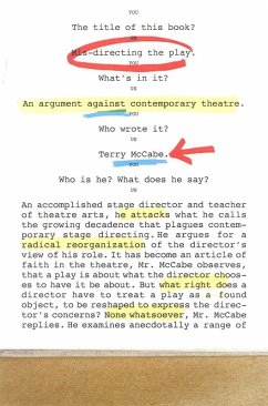 Mis-Directing the Play (eBook, PDF) - McCabe, Terry