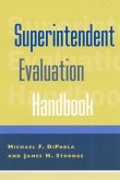 Superintendent Evaluation Handbook (eBook, PDF) Superintendent Evaluation Handbook (eBook, PDF)