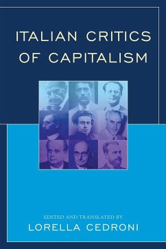 Cover Italian Critics of Capitalism (eBook, PDF)