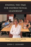 Finding the Time for Instructional Leadership (eBook, PDF)