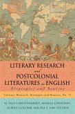 Literary Research and Postcolonial Literatures in English (eBook, PDF)