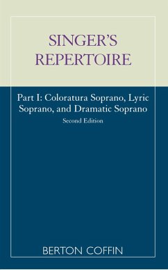 Cover The Singer's Repertoire, Part I (eBook, PDF)