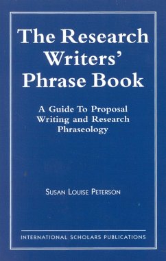 The Research Writer's Phrase Book (eBook, PDF) - Peterson, Susan Louise