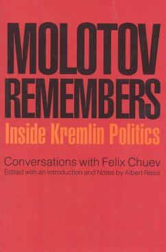 Molotov Remembers (eBook, PDF) - Molotov, V. M.; Chuev, Feliz