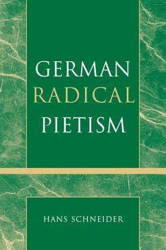 Cover German Radical Pietism (eBook, PDF)