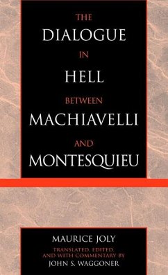 Cover The Dialogue in Hell between Machiavelli and Montesquieu (eBook, PDF)