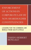 Enforcement of Actions in Corporate Law by Non-Shareholder Constituencies (eBook, ePUB)