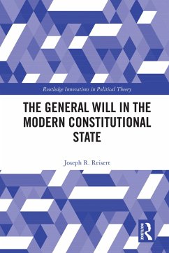 The General Will in the Modern Constitutional State (eBook, PDF) Cover The General Will in the Modern Constitutional State (eBook, PDF)