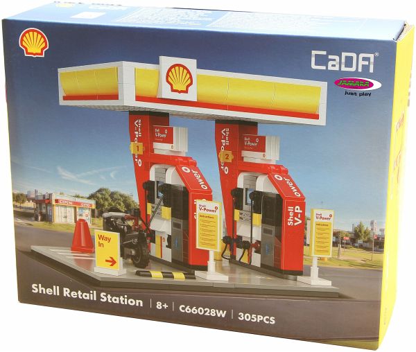 CaDA Shell Tankstelle Bricks CaDA Shell Tankstelle Bricks