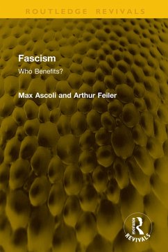 Fascism (eBook, PDF) - Ascoli, Max; Feiler, Arthur