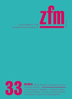 Cover Zeitschrift für Medienwissenschaft 33 (eBook, ePUB)