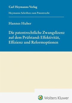 Cover Die patentrechtliche Zwangslizenz auf dem Prüfstand: Effektivität, Effizienz und Reformoptionen (HSP 29)