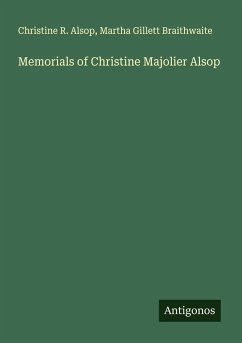 Cover Memorials of Christine Majolier Alsop