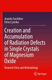 Creation and Accumulation of Radiation Defects in Single Crystals of Magnesium Oxide