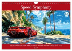 Cover Speed Symphony (Wandkalender 2026 DIN A4 quer), CALVENDO Monatskalender