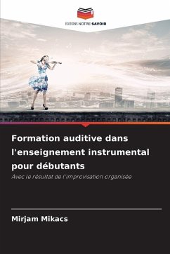 Cover Formation auditive dans l'enseignement instrumental pour débutants