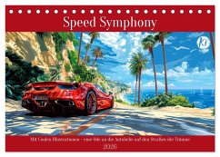 Cover Speed Symphony (Tischkalender 2026 DIN A5 quer), CALVENDO Monatskalender