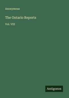 The Ontario Reports - Anonymous