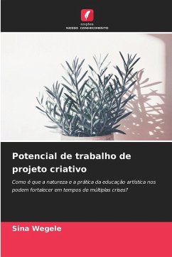 Cover Potencial de trabalho de projeto criativo
