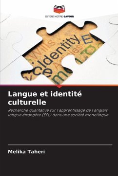 Langue et identité culturelle Cover Langue et identité culturelle
