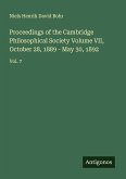 Proceedings of the Cambridge Philosophical Society Volume VII, October 28, 1889 - May 30, 1892