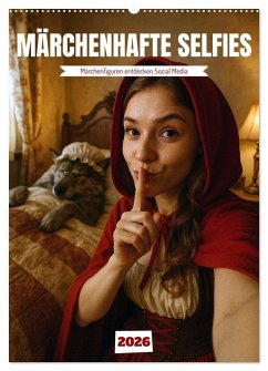 Cover Märchenhafte Selfies (Wandkalender 2026 DIN A2 hoch), CALVENDO Monatskalender