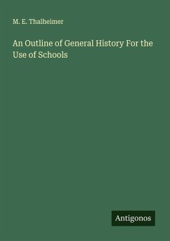 Cover An Outline of General History For the Use of Schools