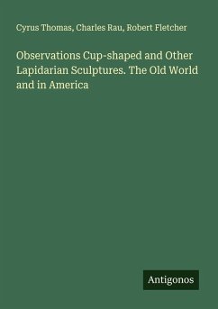 Cover Observations Cup-shaped and Other Lapidarian Sculptures. The Old World and in America