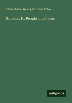 Cover Morocco. Its People and Places