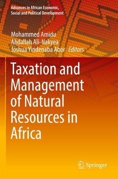 Cover Taxation and Management of Natural Resources in Africa
