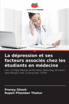 Cover La dépression et ses facteurs associés chez les étudiants en médecine