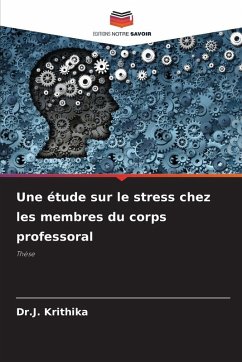 Cover Une étude sur le stress chez les membres du corps professoral
