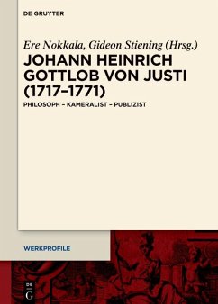 Johann Heinrich Gottlob von Justi (1717-1771) (eBook, ePUB) Cover Johann Heinrich Gottlob von Justi (1717-1771) (eBook, ePUB)