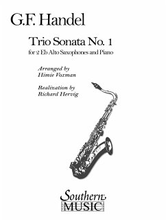 Georg Friedrich Händel Trio Sonata No. 1 Sax Duet Buch Georg Friedrich Händel Trio Sonata No. 1 Sax Duet Buch