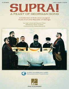 Cover Carl Linich_Clayton Parr, Supra! A Feast of Georgian Song Chor Buch + CD