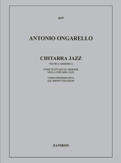 Cover Chitara Jazz Tecnica armonica corso propedeutico all'improvvisazione