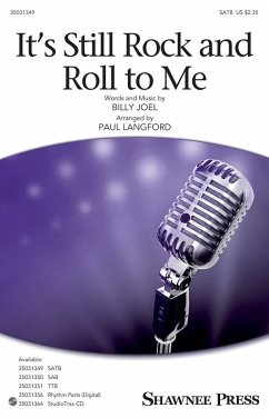Cover It's Still Rock and Roll to Me SATB Chorpartitur