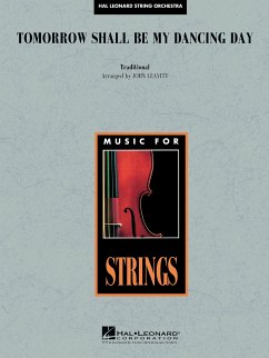 Cover Tomorrow Shall Be My Dancing Day Streichorchester Partitur + Stimmen