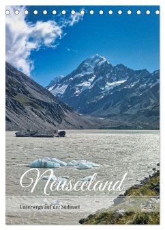 Cover Neuseeland - Unterwegs auf der Südinsel (Tischkalender 2026 DIN A5 hoch), CALVENDO Monatskalender