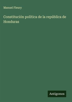 Cover Constitución política de la república de Honduras