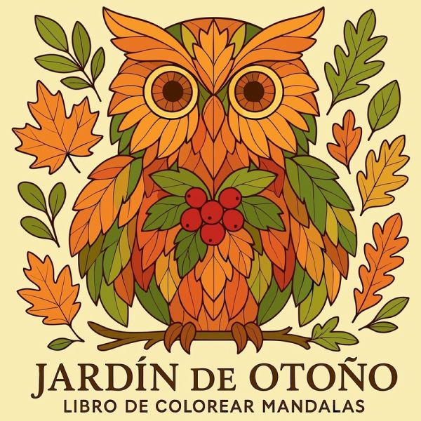 Jardín de otoño - Libro de colorear Mandalas