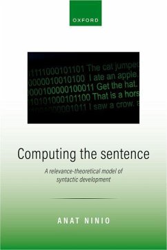 Computing the Sentence - Ninio, Anat