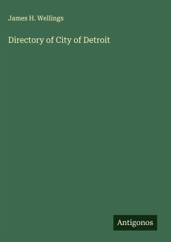Cover Directory of City of Detroit