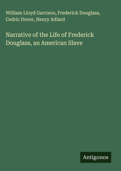 Narrative of the Life of Frederick Douglass, an American Slave