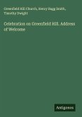 Celebration on Greenfield Hill. Address of Welcome