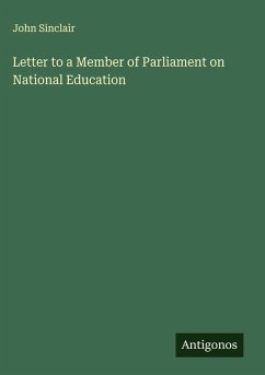 Cover Letter to a Member of Parliament on National Education