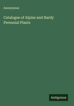 Cover Catalogue of Alpine and Hardy Perennial Plants